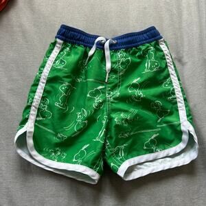 Hanna Andersson Peanuts Swim Trunks Size 4 (100 cm)
